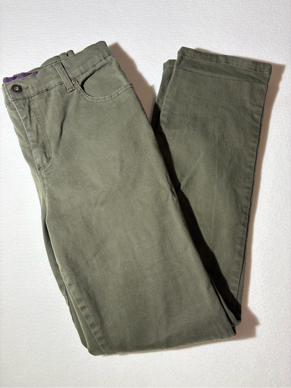 Gloria Vanderbilt Olive Green Casual Pants